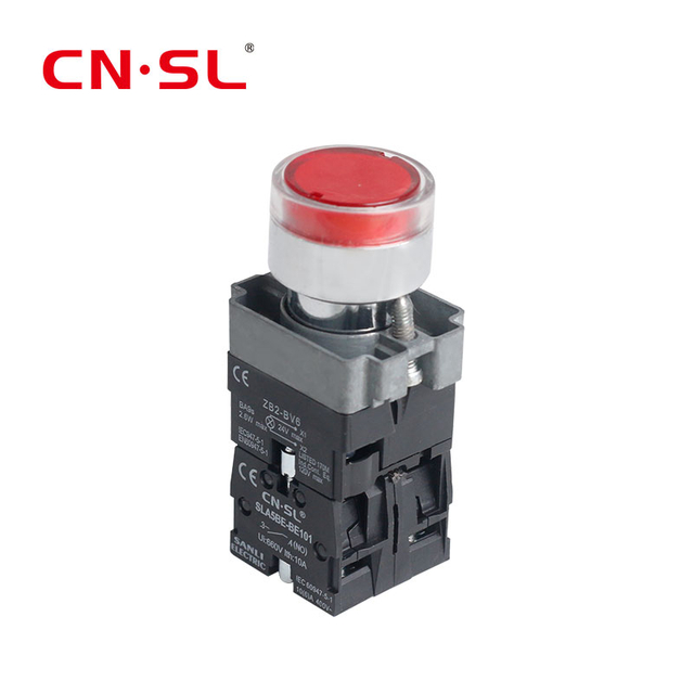  XB2 Селекторный переключатель 22 мм, ток 10 А, плоская головка, черный, с кнопкой подсветки