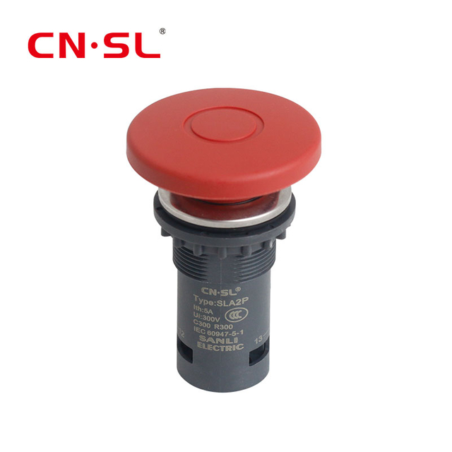 Грибовидная головка размером с пинту диаметром 40 мм, кнопка 1НО+1НЗ